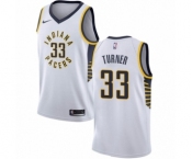 Youth Nike Indiana Pacers #33 Myles Turner Authentic White NBA Jersey - Association Edition