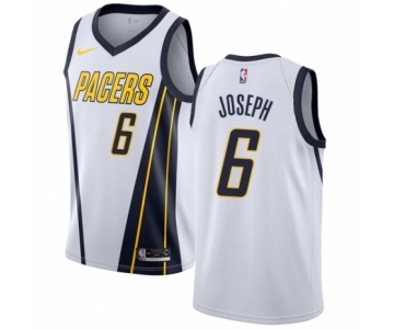 Youth Nike Indiana Pacers #6 Cory Joseph White Swingman Jersey - Earned Edition