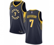 Youth Nike Indiana Pacers #7 Al Jefferson Authentic Navy Blue Road NBA Jersey - Icon Edition