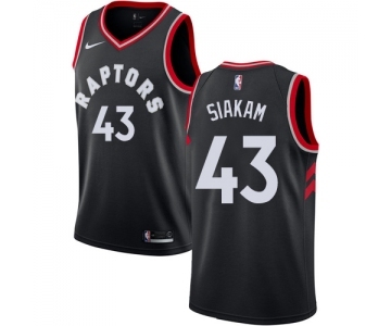 Youth Nike Toronto Raptors #43 Pascal Siakam Swingman Black Alternate NBA Jersey Statement Edition