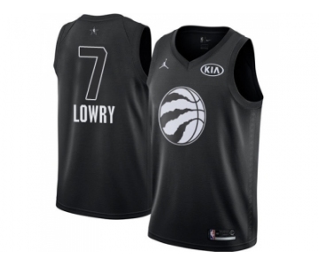 Youth Nike Toronto Raptors #7 Kyle Lowry Black NBA Jordan Swingman 2018 All-Star Game Jersey