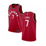 Youth Nike Toronto Raptors #7 Kyle Lowry Swingman Red Road NBA Jersey - Icon Edition