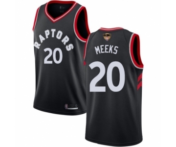 Youth Toronto Raptors #20 Jodie Meeks Swingman Black 2019 Basketball Finals Bound Jersey Statement Edition