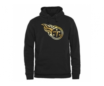 Men''s Tennessee Titans Pro Line Black Gold Collection Pullover Hoodie