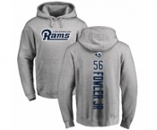 NFL Nike Los Angeles Rams #56 Dante Fowler Jr Ash Backer Pullover Hoodie