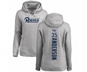 NFL Women's Nike Los Angeles Rams #35 C.J. Anderson Ash Backer Pullover Hoodie