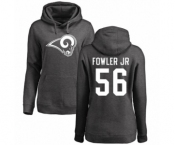 NFL Women's Nike Los Angeles Rams #56 Dante Fowler Jr Ash One Color Pullover Hoodie