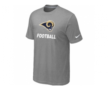 Men's St.Louis Rams Nike Cardinal Facility T-Shirt L.Grey
