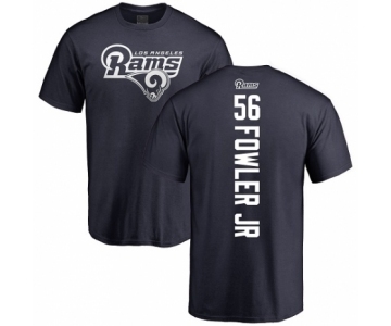NFL Nike Los Angeles Rams #56 Dante Fowler Jr Navy Blue Backer T-Shirt