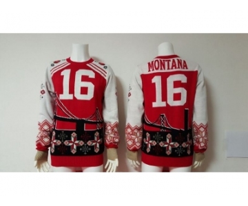 Nike San Francisco 49ers #16 Joe Montana Sweater