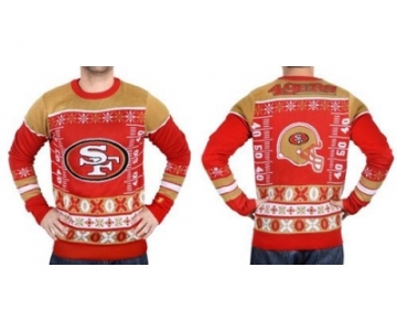 Nike San Francisco 49ers Red Men's Ugly Sweater