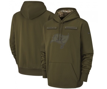 NFL Men's Tampa Bay Buccaneers Nike Olive Salute to Service Pullover Hoodie
