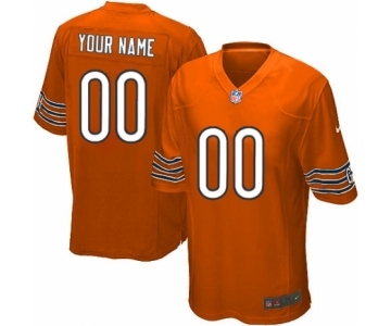 Youth Nike Nfl Jerseys Chicago Bears Customized Orange Jersey