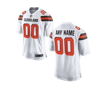 Youth Nike Nfl Jerseys Cleveland Browns Customized White Jersey