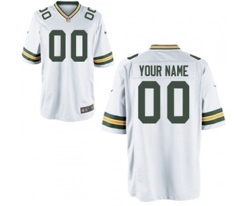 Youth Nike Nfl Jerseys Green Bay Packers Customized White Jersey