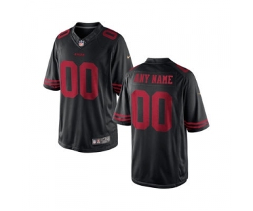 Youth Nike Nfl Jerseys San Francisco 49ers Customized Black Jersey