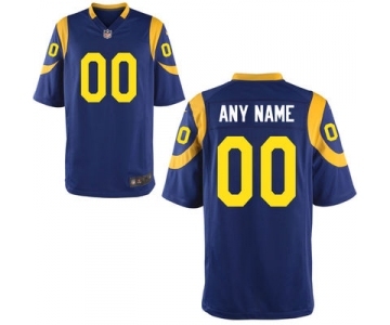 Youth Nike Nfl Jerseys St. Louis Rams Customized Alternate Blue Jersey