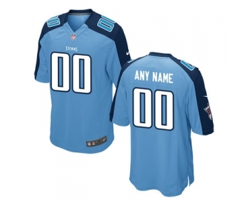 Youth Nike Nfl Jerseys Tennessee Titans Customized Lt.Blue Jersey