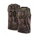 Men's Nike New Orleans Pelicans #30 Julius Randle Swingman Camo Realtree Collection NBA Jersey