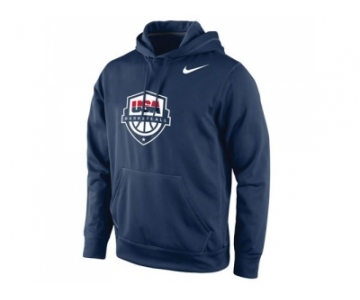 Team USA Basketball Nike Logo Pullover Hoodie Navy