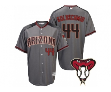 Arizona Diamondbacks #44 Paul Goldschmidt Gray Cool Base Road Jersey