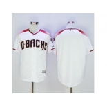 Arizona Diamondbacks Blank White-Brick New Cool Base Stitched Baseball Jersey
