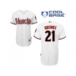 MLB Arizona Diamondbacks #21 White Zack Greinke Mens Jersey