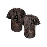 Men Arizona Diamondbacks #4 Ketel Marte Camo Realtree Collection Cool Base Stitched MLB Jersey