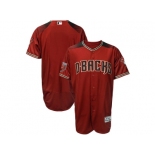 Men Arizona Diamondbacks Customized Majestic Sedona Red 2018 Spring Training Flex Base Team Jersey