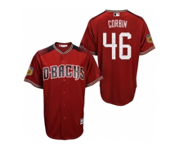 Men's Arizona Diamondbacks #46 Patrick Corbin 2017 Spring Training Cool Base Stitched MLB Jersey