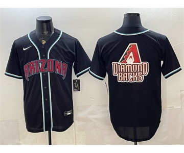 Men's Arizona Diamondbacks Team Big Logo 2026 Fashion Replica Black Out Stitched Baseball Jersey