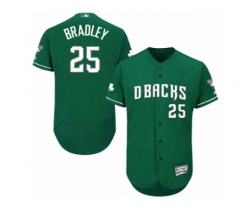Men's Majestic Arizona Diamondbacks #25 Archie Bradley Green Celtic Flexbase Authentic Collection MLB Jersey
