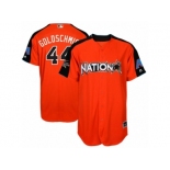 Men's Majestic Arizona Diamondbacks #44 Paul Goldschmidt Replica Orange National League 2017 MLB All-Star MLB Jersey