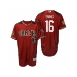 men's Arizona Diamondbacks #16 Chris Owings 2017 Spring Training Flex Base Authentic Collection Stitched Baseball Jersey