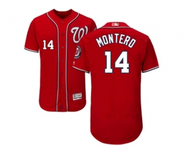 Men Washington Nationals #14 Miguel Montero Red Flexbase Authentic Collection Stitched MLB Jersey