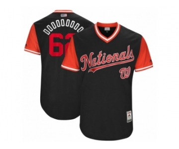 Men's 2017 Little League World Series Nationals #62 Sean Doolittle Doooooooo Navy Jersey