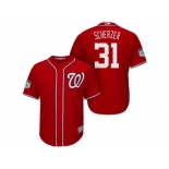 Men's Washington Nationals #31 Max Scherzer 2017 Spring Training Cool Base Stitched MLB Jersey