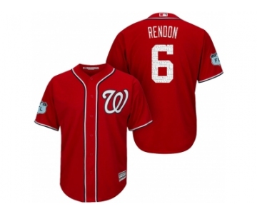 Men's Washington Nationals #6 Anthony Rendon 2017 Spring Training Cool Base Stitched MLB Jersey