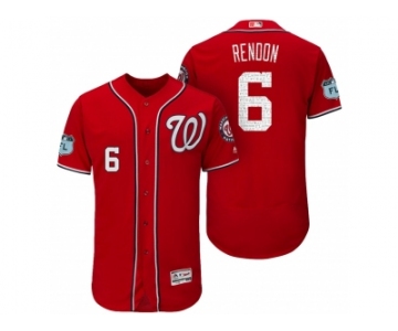 Men's Washington Nationals #6 Anthony Rendon 2017 Spring Training Flex Base Authentic Collection Stitched Baseball Jersey