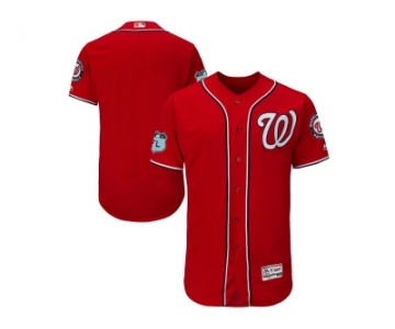 Washington Nationals Blank Red 2017 Spring Training Flexbase Authentic Collection Stitched Baseball Jersey