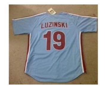 mlb jerseys montreal expos #19 luzinski blue
