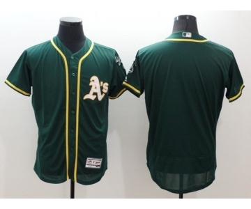 Men Oakland Athletics Blank Majestic Green Flexbase Authentic Collection Team Jersey