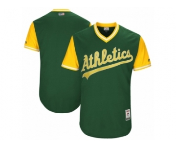 Men's 2017 Little League World Series Oakland Athletics Green Jersey