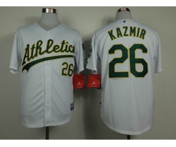 mlb jerseys oakland athletics #26 kazmir white