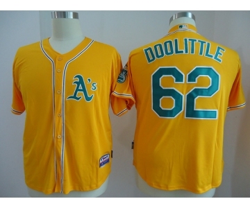 mlb jerseys oakland athletics #62 doolittle yellow