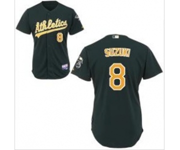 mlb jerseys oakland athletics #8 suzuki dk.green