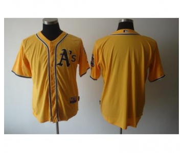 mlb jerseys oakland athletics blank yellow
