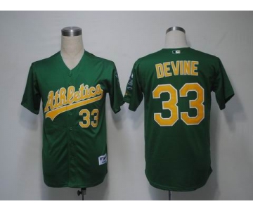 mlb oakland athletics #33 devine green
