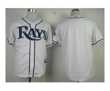 mlb jerseys tampa bay rays blank white