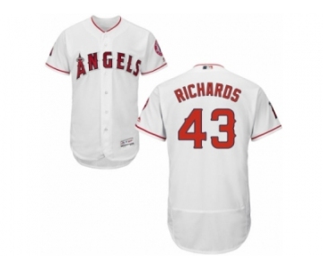 Men's Majestic Los Angeles Angels of Anaheim #43 Garrett Richards White Flexbase Authentic Collection MLB Jersey
